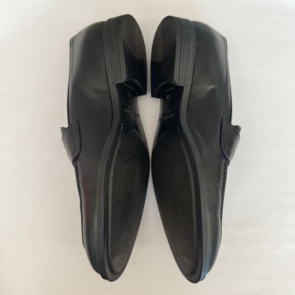 Antonio Maurizi Black Leather‎ Penny Loafers Men EU 43 US 10  display picture 2
